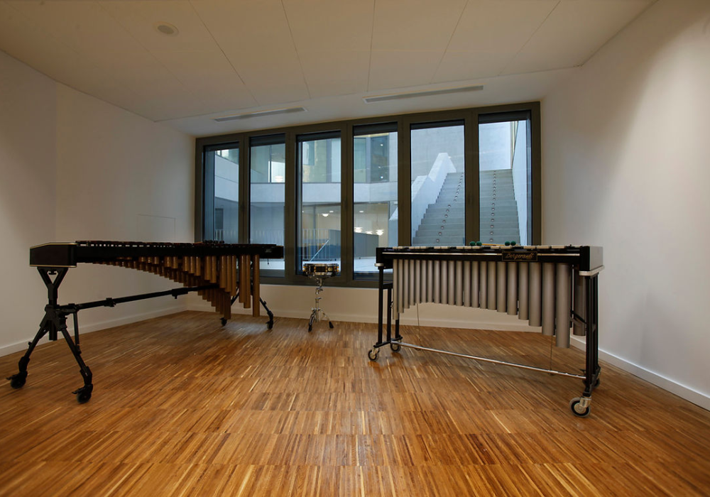 FCC - Aula de percusión. Auditorio Vic